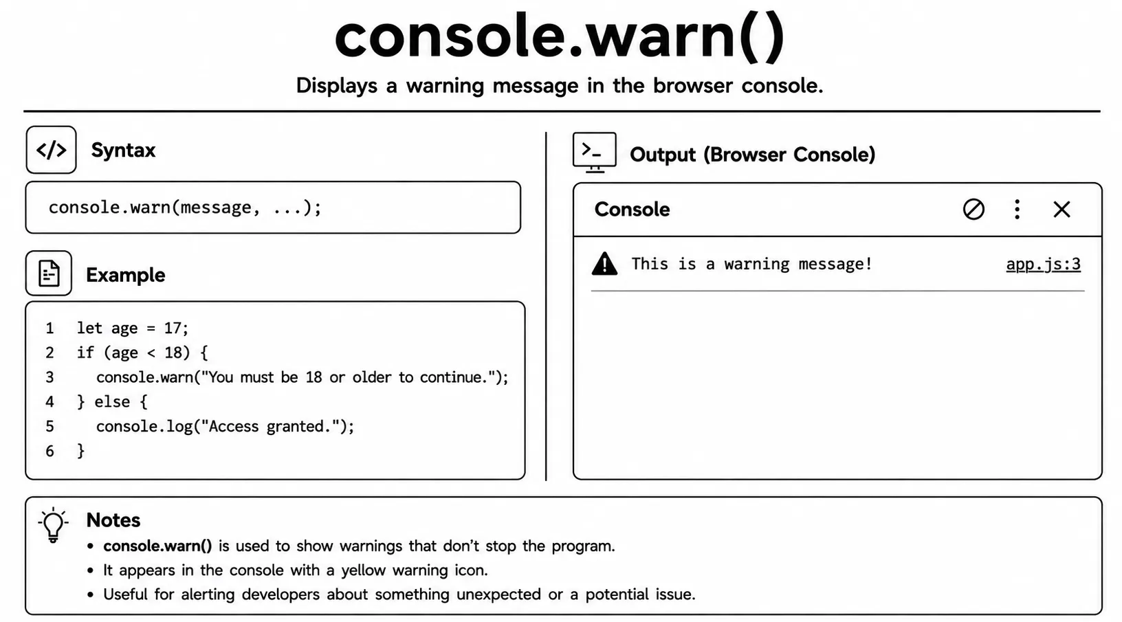 simply JavaScript  flow - find bug, inspect with DevTools, fix code, test